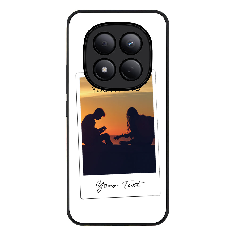 Redmi Note 15 Pro 4G / Rugged Black Polaroid Photo Phone Case - Redmi - Stylizedd.com