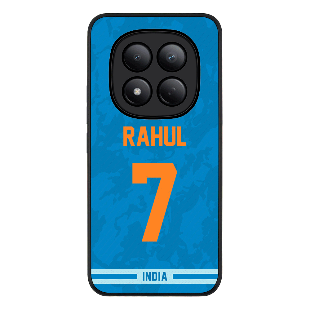 Redmi Note 15 Pro 4G / Rugged Black Personalized Cricket Jersey Phone Case Custom Name & Number - Redmi - Stylizedd.com