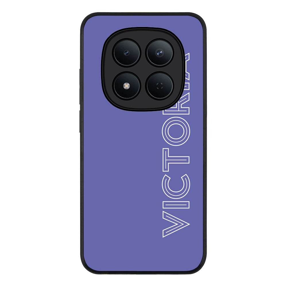 Redmi Note 15 Pro 5G / Rugged Black Personalized Name, Custom Phone Case - Redmi - Stylizedd.com