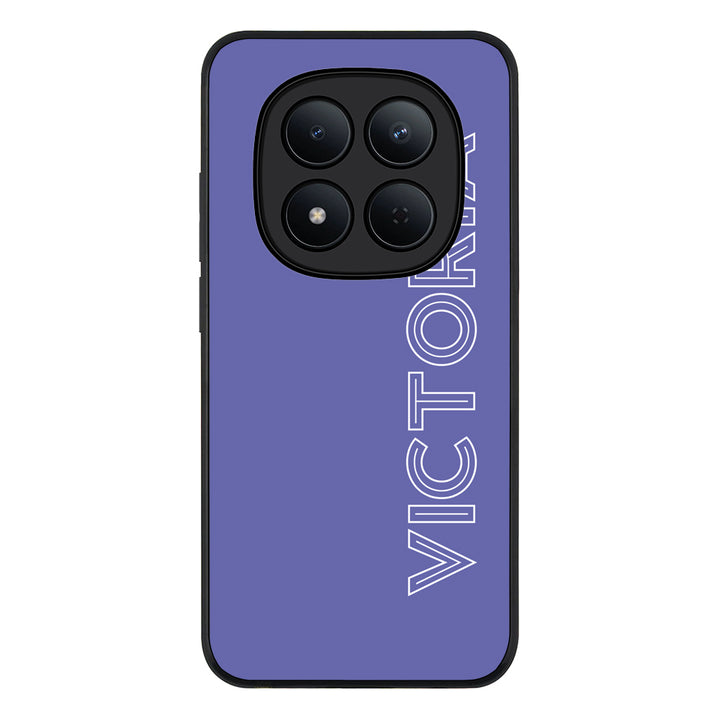 Redmi Note 15 Pro 5G / Rugged Black Personalized Name, Custom Phone Case - Redmi - Stylizedd.com