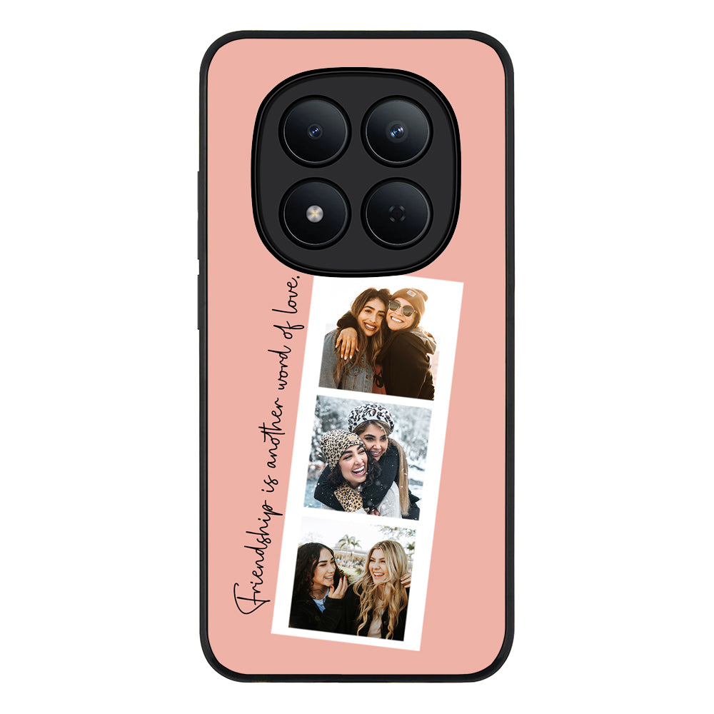 Redmi Note 15 Pro 5G / Rugged Black Custom Photo Strip Polaroid Style, Phone Case - Redmi - Stylizedd.com