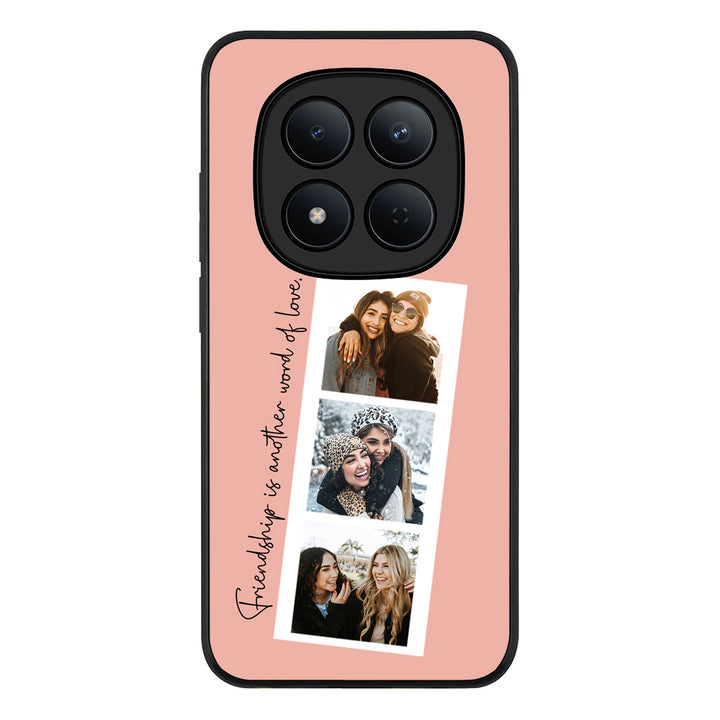 Redmi Note 15 Pro 5G / Rugged Black Custom Photo Strip Polaroid Style, Phone Case - Redmi - Stylizedd.com