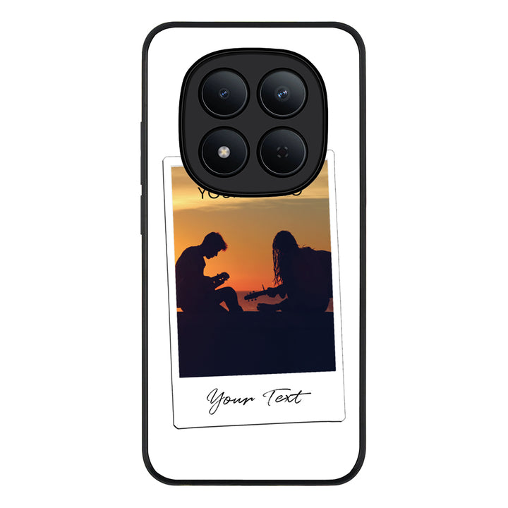 Redmi Note 15 Pro 5G / Rugged Black Polaroid Photo Phone Case - Redmi - Stylizedd.com