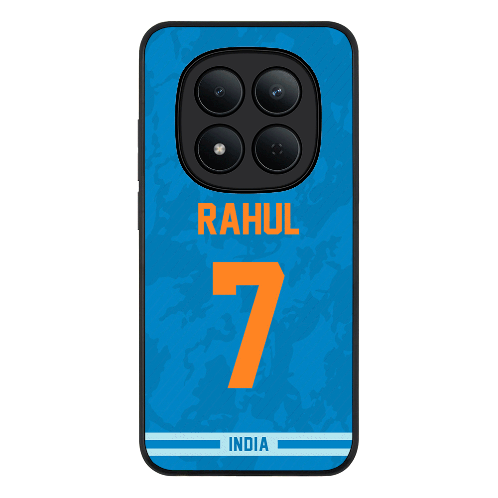 Redmi Note 15 Pro 5G / Rugged Black Personalized Cricket Jersey Phone Case Custom Name & Number - Redmi - Stylizedd.com