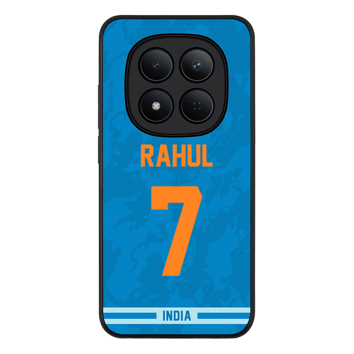 Redmi Note 15 Pro 5G / Rugged Black Personalized Cricket Jersey Phone Case Custom Name & Number - Redmi - Stylizedd.com