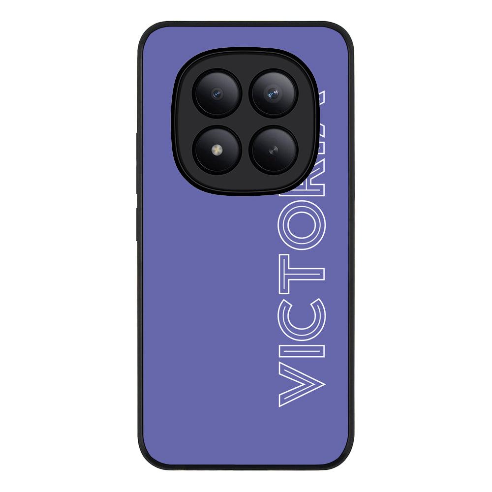 Redmi Note 15 Pro Plus / Rugged Black Personalized Name, Custom Phone Case - Redmi - Stylizedd.com