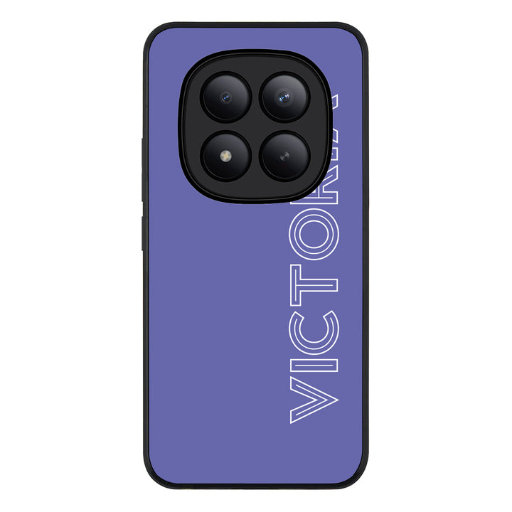 Redmi Note 15 Pro Plus / Rugged Black Personalized Name, Custom Phone Case - Redmi - Stylizedd.com