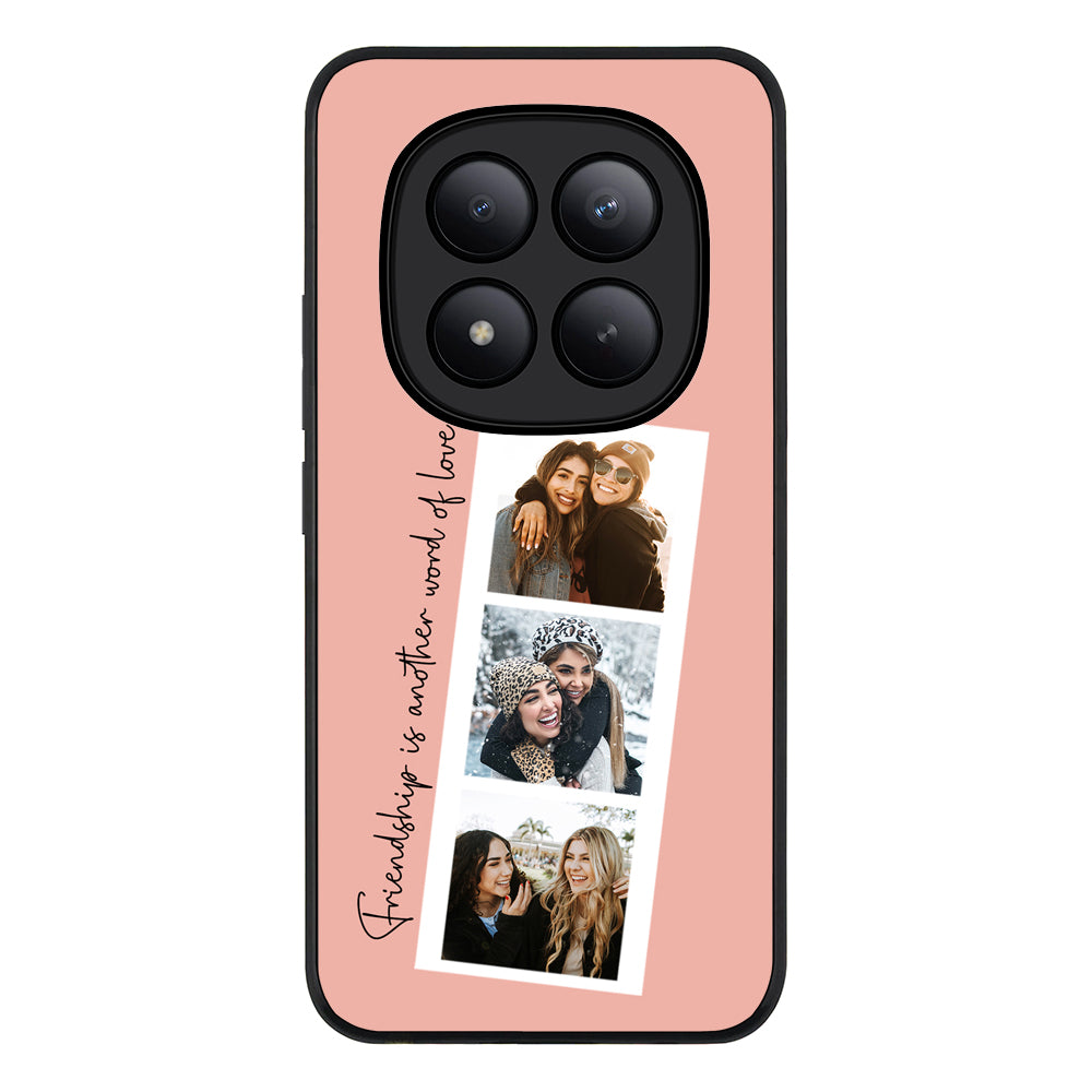 Redmi Note 15 Pro Plus / Rugged Black Custom Photo Strip Polaroid Style, Phone Case - Redmi - Stylizedd.com