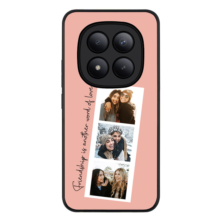 Redmi Note 15 Pro Plus / Rugged Black Custom Photo Strip Polaroid Style, Phone Case - Redmi - Stylizedd.com