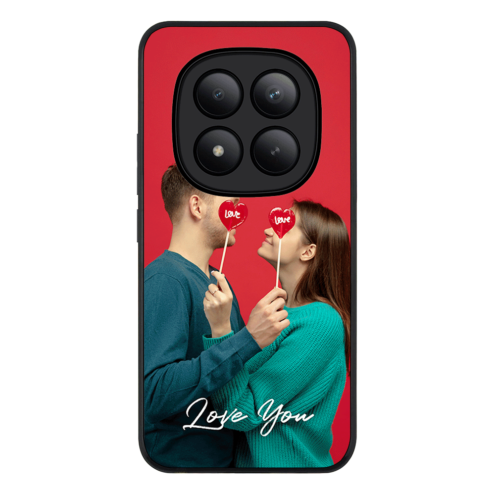 Redmi Note 15 Pro Plus / Rugged Black Custom Photo Valentine, Phone Case - Redmi - Stylizedd.com