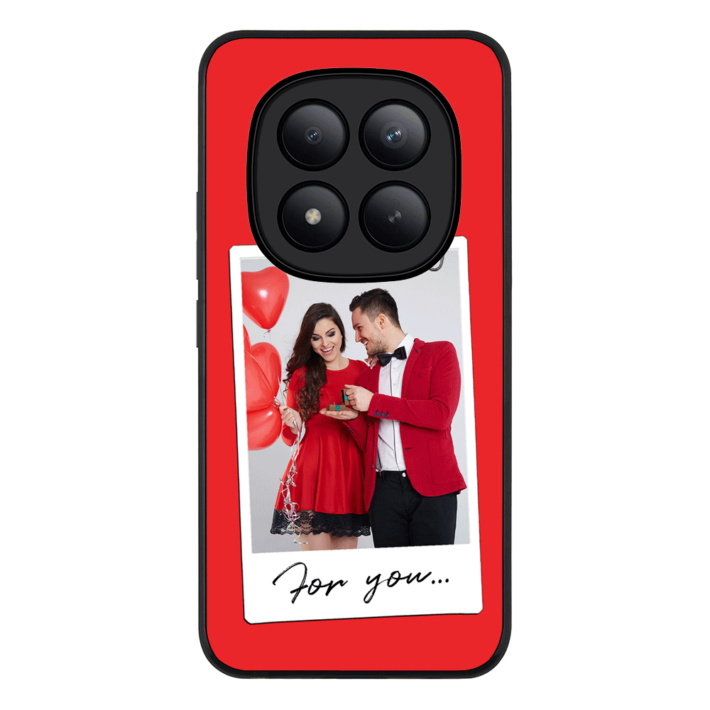 Personalized Polaroid Photo Valentine, Phone Case - Poco