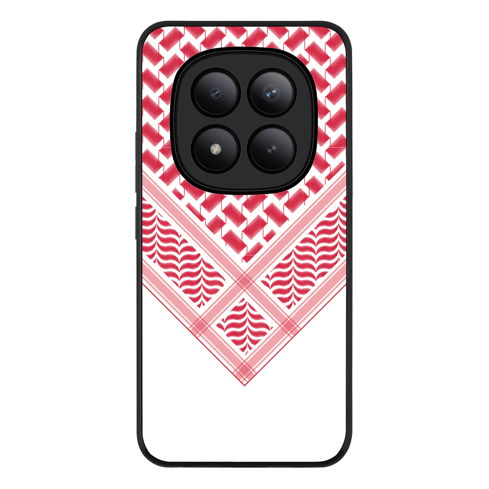 Redmi Note 15 Pro Plus / Rugged Black Custom Arab Shemagh, Phone Case - Redmi - Stylizedd.com