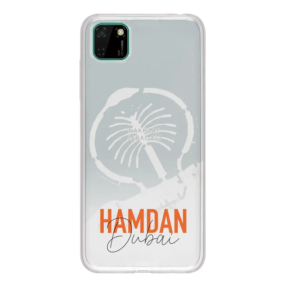 Huawei Y5p / Clear Classic Personalized Location Map & Name, Phone Case - Huawei - Stylizedd.com