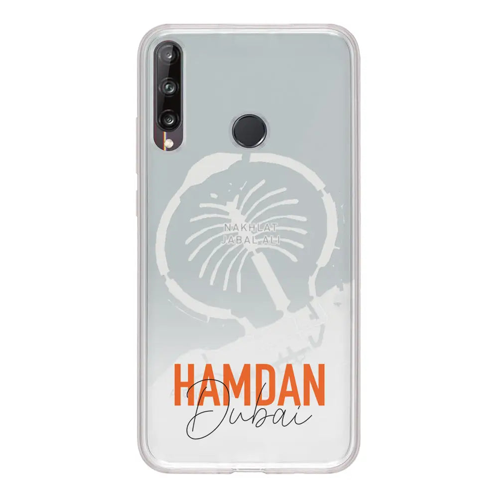 Huawei Y7p / Clear Classic Personalized Location Map & Name, Phone Case - Huawei - Stylizedd.com