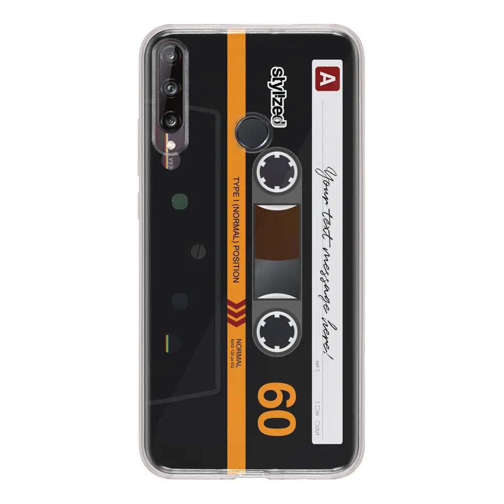 Huawei Y7p / Clear Classic Custom Retro Cassette Tape Phone Case - Huawei - Stylizedd.com