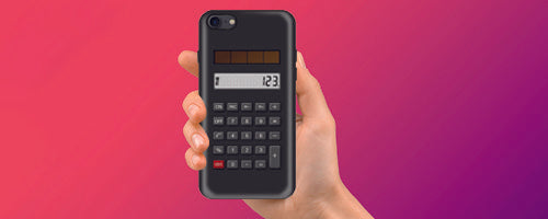 calculator mobile cover