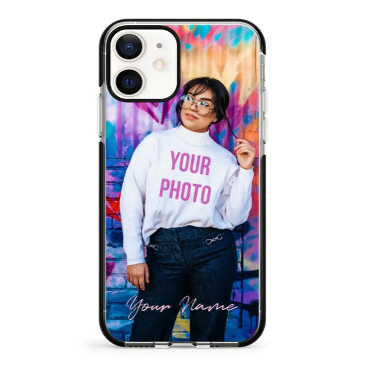 Apple iPhone 11 / Impact Pro Black Custom Photo, My Style Phone Case - Stylizedd.com