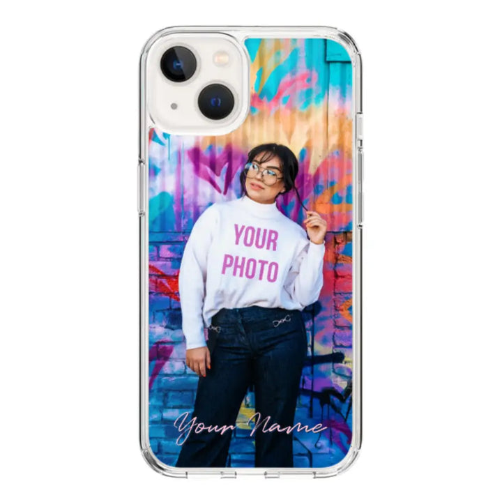 Apple iPhone 14 Plus / Clear Classic Custom Photo, My Style Phone Case - Stylizedd.com