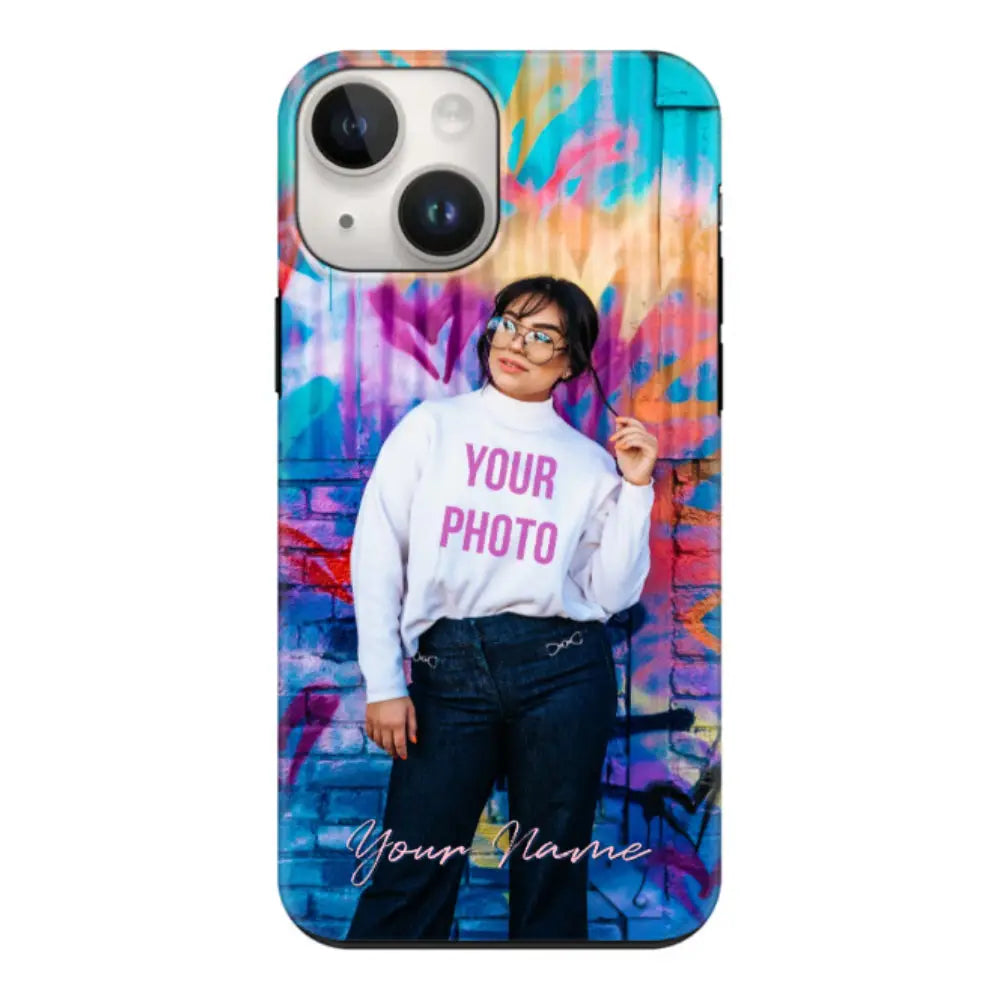 Apple iPhone 14 Plus / Tough Pro Phone Case Custom Photo, My Style Phone Case - Stylizedd.com