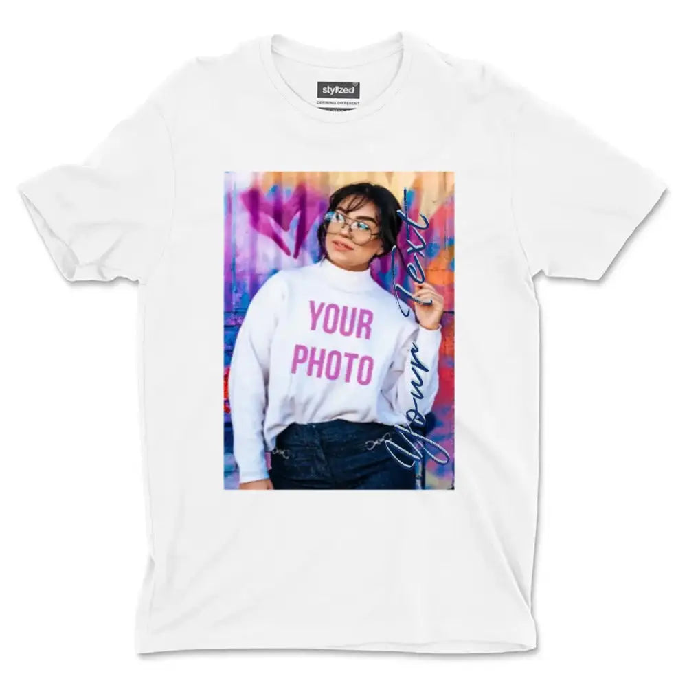 Custom Photo My Style T-shirt - Classic - White / XS - T-Shirt