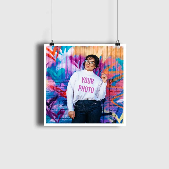 Custom Photo My Style - Wall Art - Square - S - 35 x cm / Poster / None
