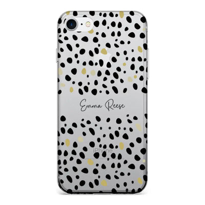 Apple iPhone 6 / 6s / Clear Classic Phone Case Pebble Multi Color Custom Text, My Name Phone Case - Stylizedd