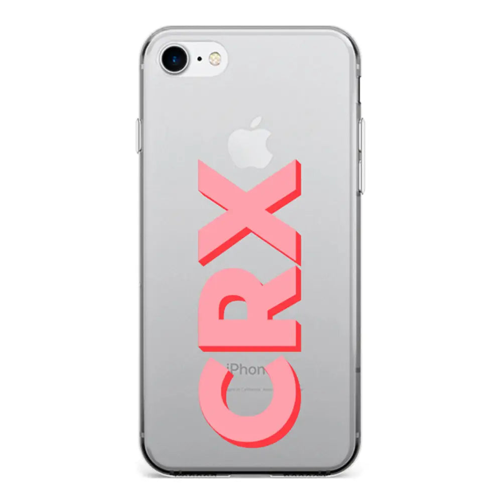 Apple iPhone 6 / 6s / Clear Classic Phone Case Personalized Monogram Initial 3D Shadow Text Phone Case - Stylizedd.com
