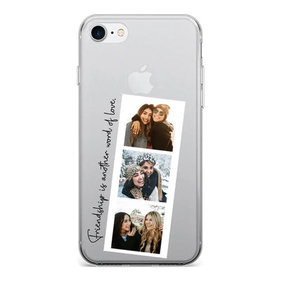 Apple iPhone 6 Plus / 6s Plus / Clear Classic Phone Case Custom Photo Strip Polaroid Style, Phone Case - Stylizedd.com
