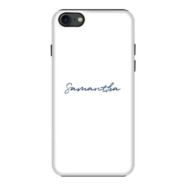 Apple iPhone 7/8/SE (2020) / Tough Pro Custom Text, My Name Phone Case - Stylizedd.com