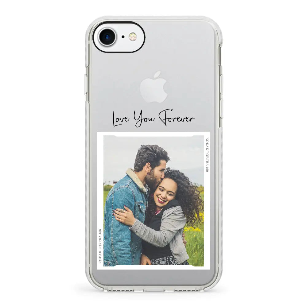 Apple iPhone 7/8/SE (2020) / Impact Pro White Phone Case Custom Memory Photo, Phone Case - Stylizedd.com