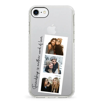 Apple iPhone 7/8/SE (2020) / Impact Pro White Phone Case Custom Photo Strip Polaroid Style, Phone Case - Stylizedd.com