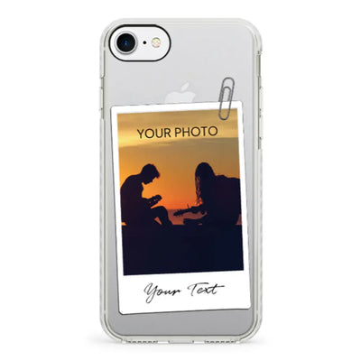Apple iPhone 7/8/SE (2020) / Impact Pro White Phone Case Polaroid Photo Phone Case - Stylizedd.com
