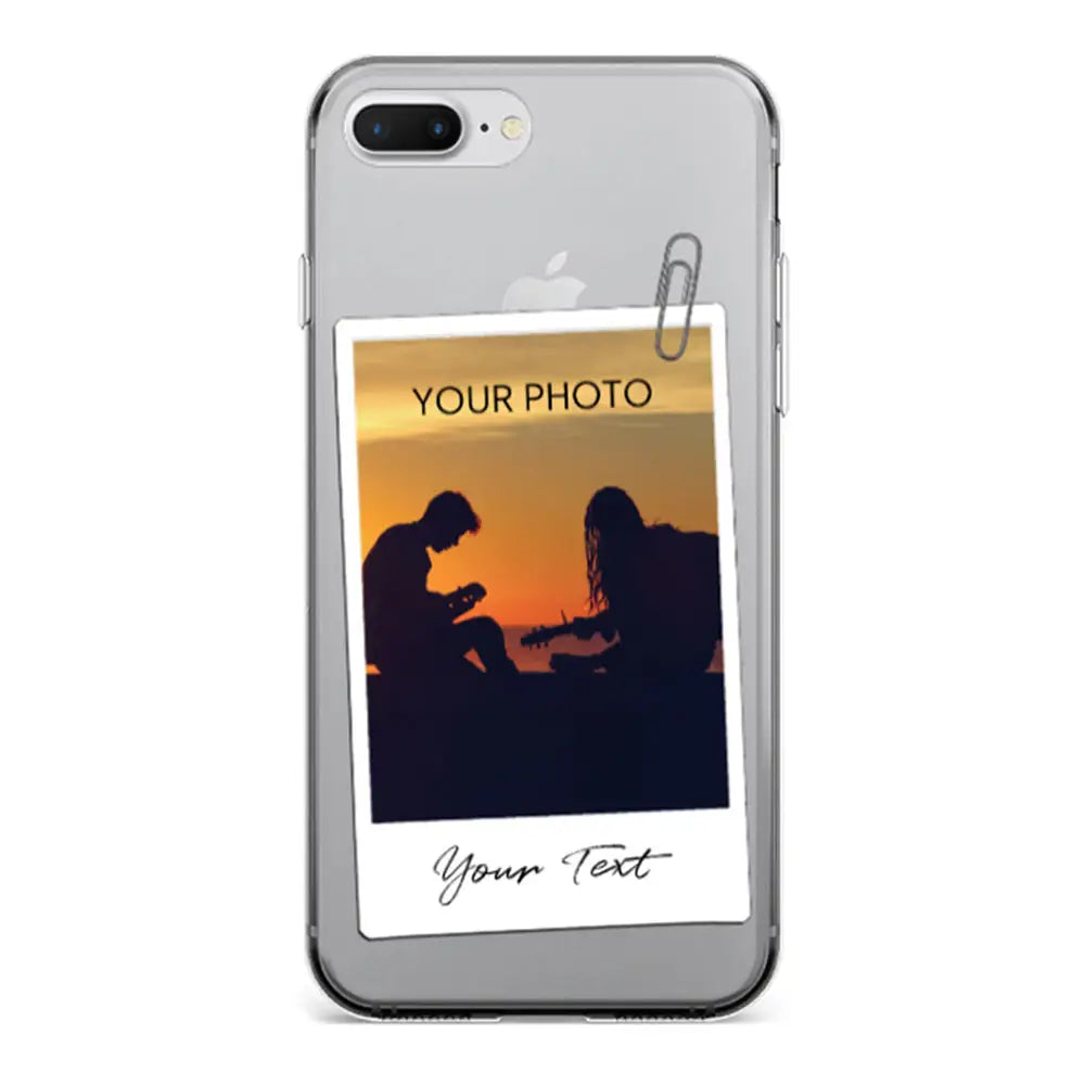 Apple iPhone 7 Plus / 8 Plus / Clear Classic Phone Case Polaroid Photo Phone Case - Stylizedd.com