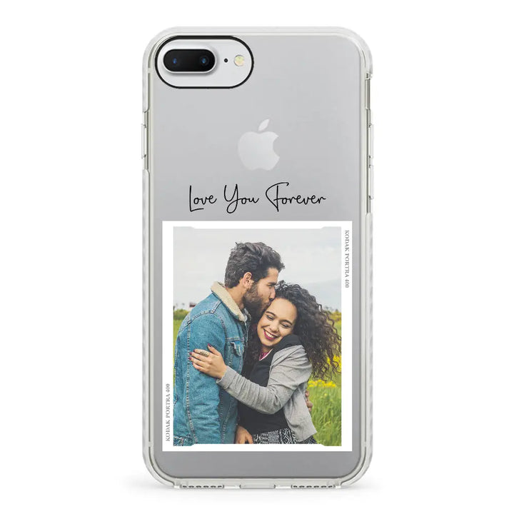 Apple iPhone 7 Plus / 8 Plus / Impact Pro White Custom Memory Photo, Phone Case - Stylizedd.com