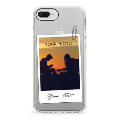Apple iPhone 7 Plus / 8 Plus / Impact Pro White Phone Case Polaroid Photo Phone Case - Stylizedd.com
