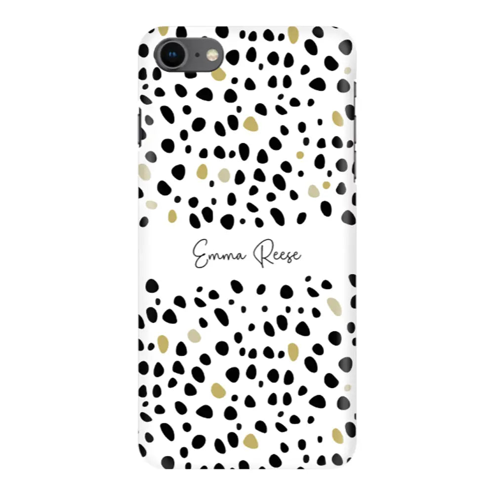 Apple iPhone 7/8/SE (2020) / Snap Classic Pebble Multi Color Custom Text, My Name Phone Case - Stylizedd.com