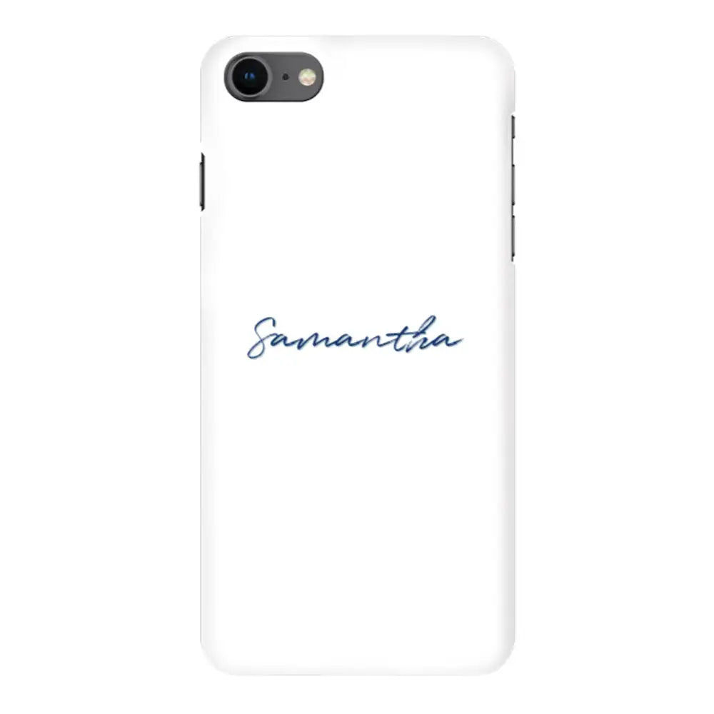 Apple iPhone 7/8/SE (2020) / Snap Classic Custom Text, My Name Phone Case - Stylizedd.com