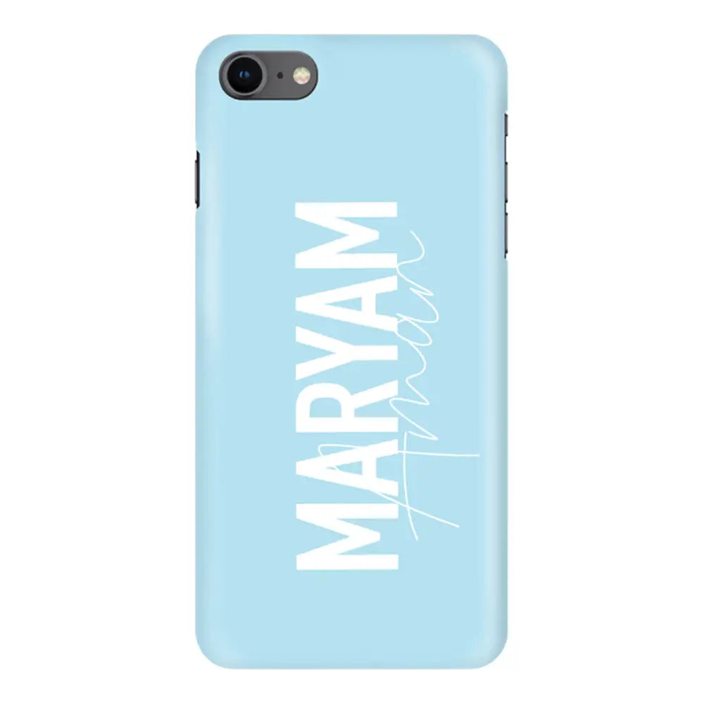 Apple iPhone 7/8/SE (2020) / Snap Classic Personalized Name Vertical, Phone Case - Stylizedd.com