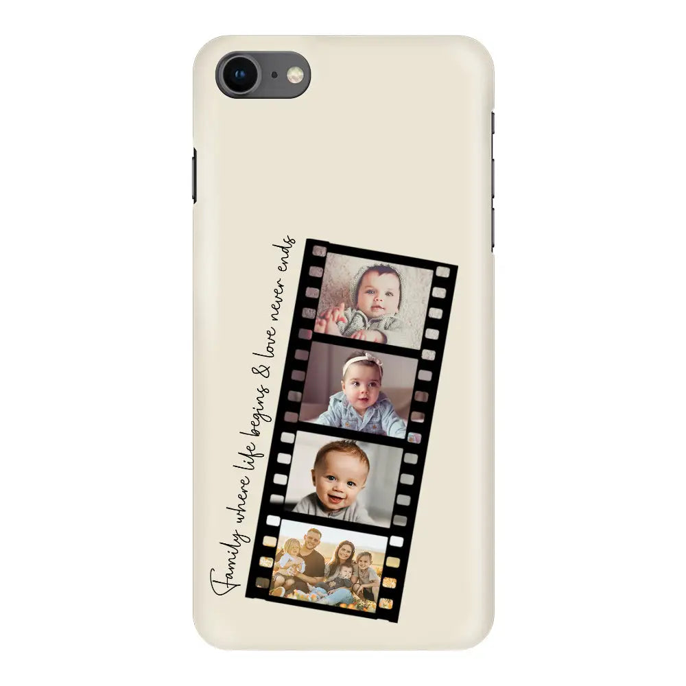 Apple iPhone 7/8/SE (2020) / Snap Classic Phone Case Custom Film Strips Personalised Movie Strip, Phone Case - Stylizedd.com