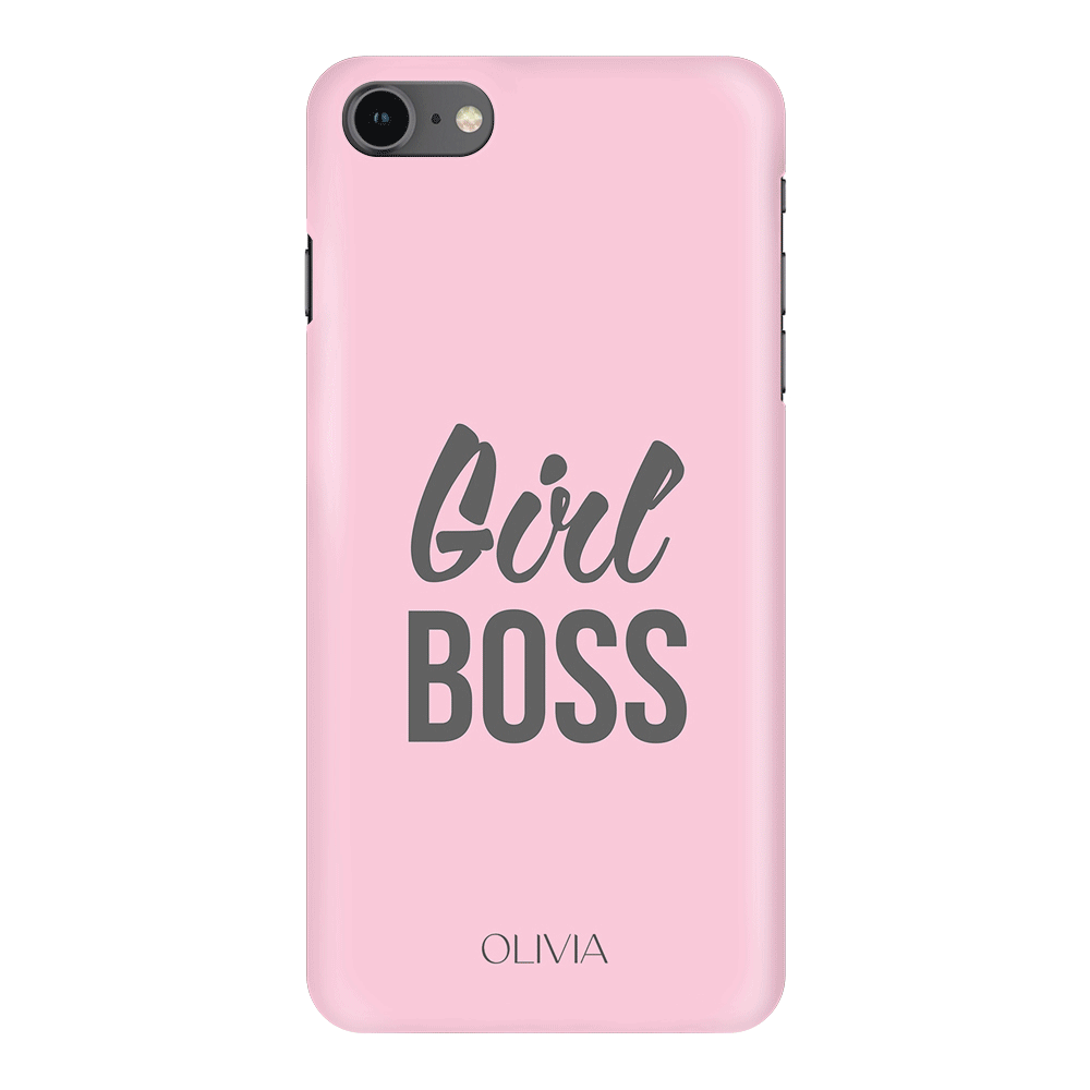 Apple iPhone 7/8/SE (2020) / Snap Classic Personalized Name Girl Boss, Phone Case - Stylizedd.com