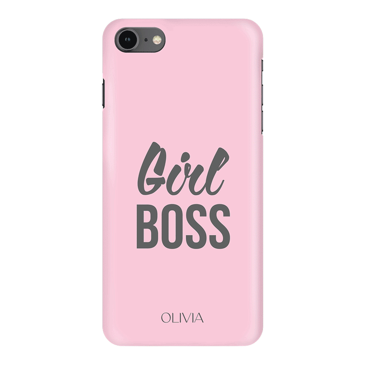Apple iPhone 7/8/SE (2020) / Snap Classic Personalized Name Girl Boss, Phone Case - Stylizedd.com