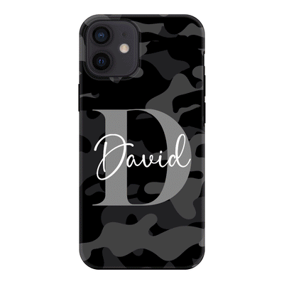 Apple iPhone 11 / Tough Pro Phone Case Personalized Name Camouflage Military Camo, Phone case - Stylizedd.com