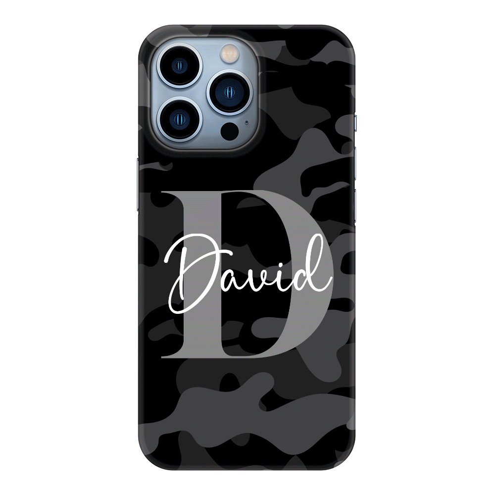 Apple iPhone 13 Pro / Snap Classic Phone Case Personalized Name Camouflage Military Camo, Phone case - Stylizedd.com