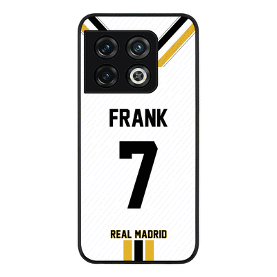 OnePlus 10 Pro 5G / Rugged Black Phone Case Personalized Football Clubs Jersey Phone Case Custom Name & Number - OnePlus - Stylizedd
