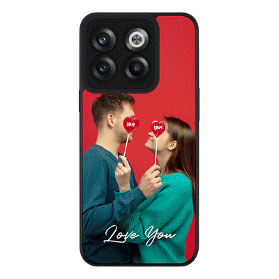OnePlus 10T / Rugged Black Custom Photo Valentine, Phone Case - OnePlus - Stylizedd.com