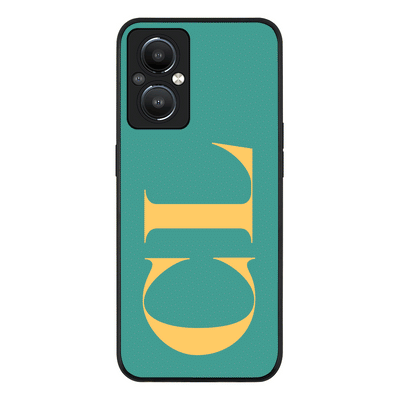 OnePlus Nord N20 5G Rugged Black Personalized Monogram Large Initial 3D Shadow Text, Phone Case - OnePlus - Stylizedd.com