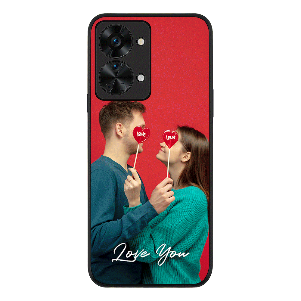 OnePlus Nord 2T / Rugged Black Custom Photo Valentine, Phone Case - OnePlus - Stylizedd.com