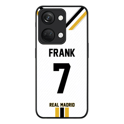 OnePlus Nord 3 5G / OnePlus Ace 2V / Rugged Black Phone Case Personalized Football Clubs Jersey Phone Case Custom Name & Number - OnePlus - Stylizedd