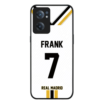 OnePlus Nord CE 2 5G / Rugged Black Phone Case Personalized Football Clubs Jersey Phone Case Custom Name & Number - OnePlus - Stylizedd