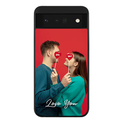 Google Pixel 6 5G / Rugged Black Custom Photo Valentine, Phone Case - Google - Stylizedd.com